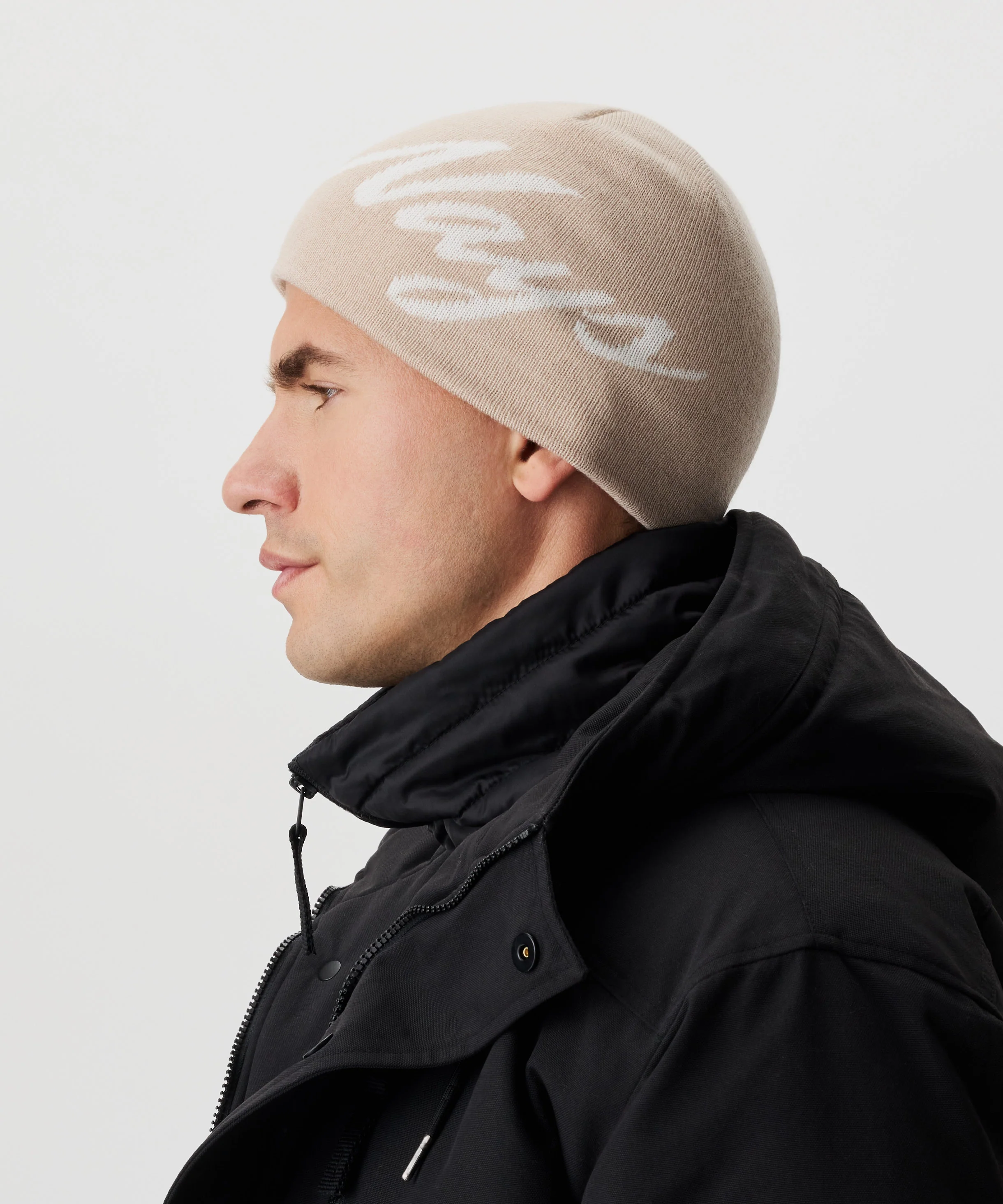 Nays Big Script Logo Beanie - Image 5